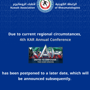 Postpone 4th KAR Annual Conference