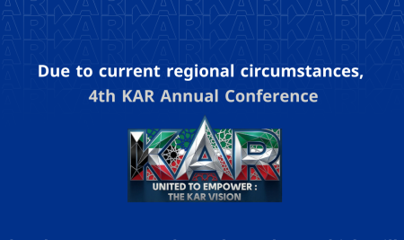 Postpone 4th KAR Annual Conference